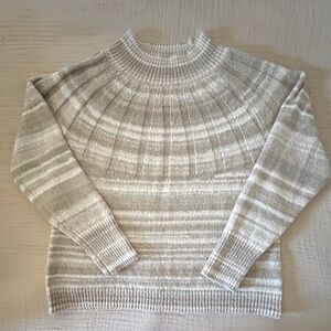 Target mock neck sweater neutrals cream beige taupe XL or XXL
